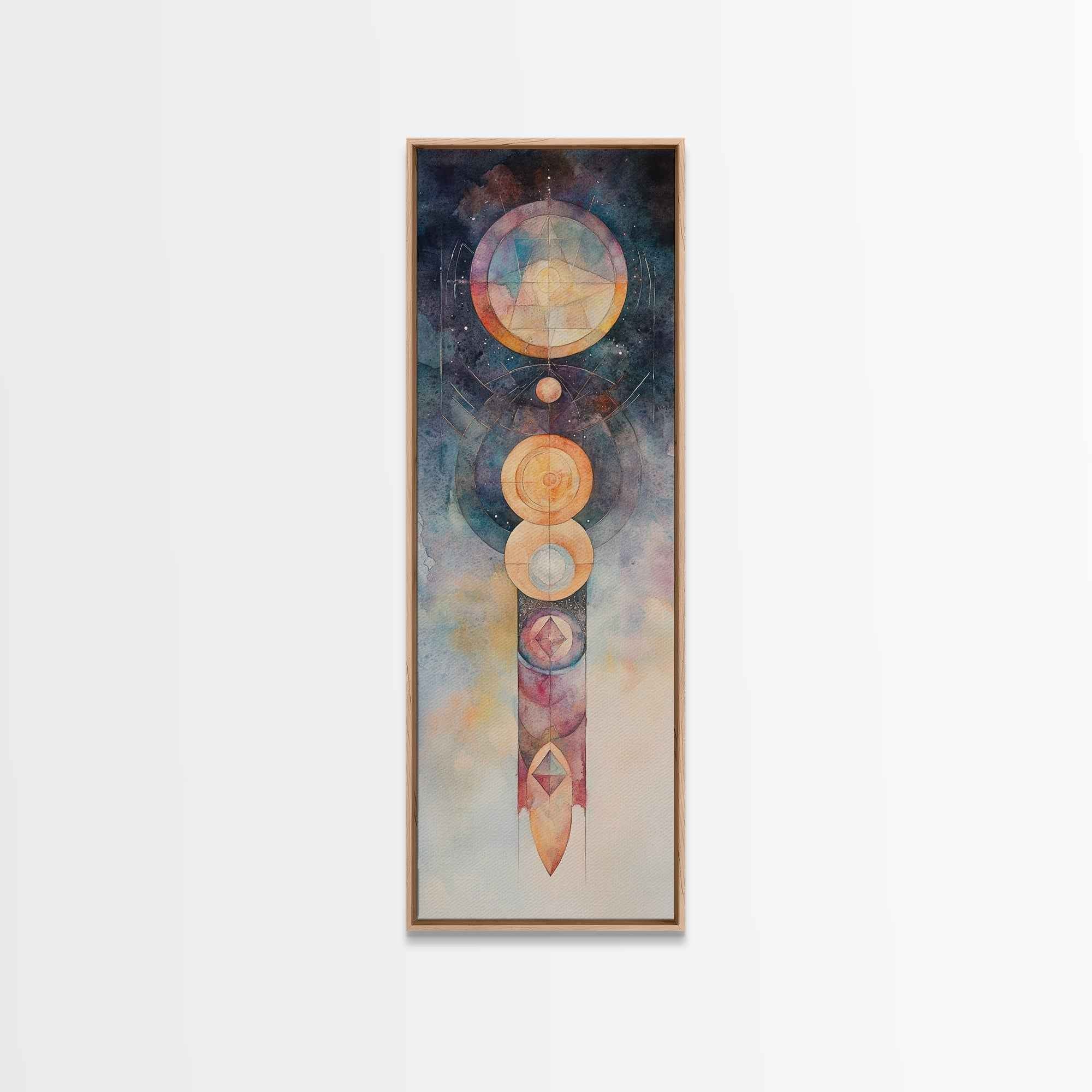 Sacred Geometry Mystic Canvas Wall Art