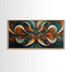 Sacred Geometry Abstract Framed Butterfly Wall Art
