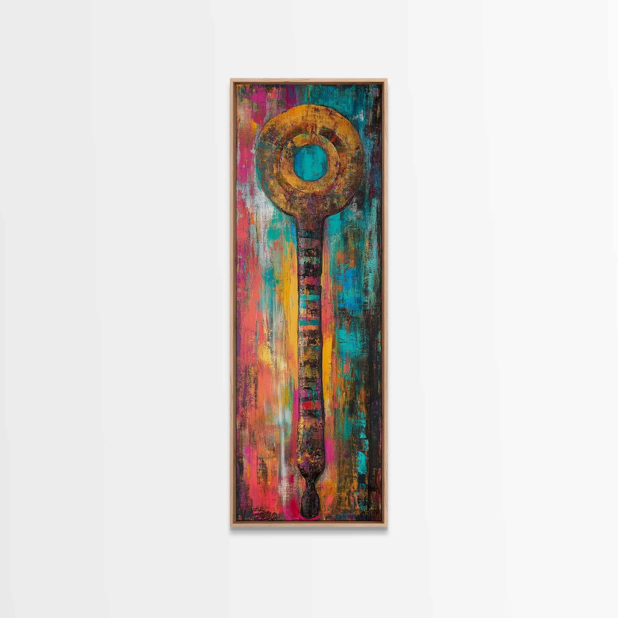 Sacred Geometry Abstract Framed Canvas Wall Art - New Age Realms