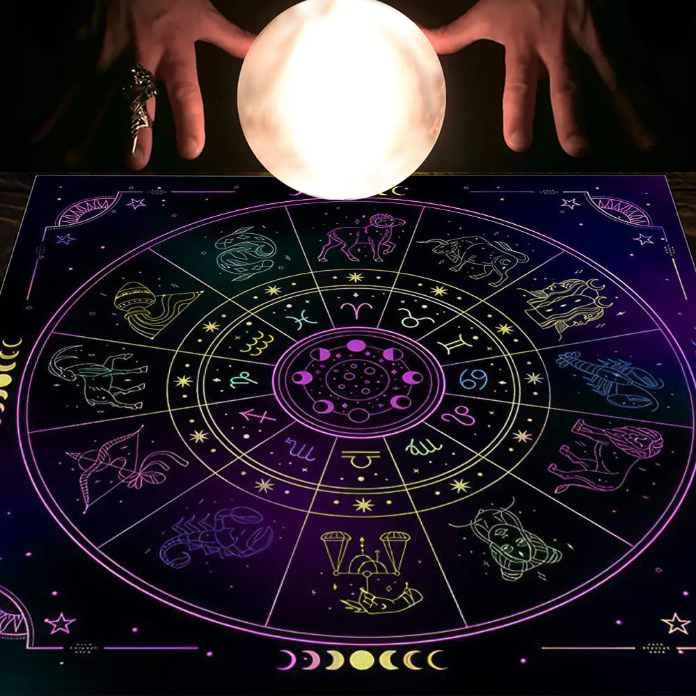 Tarot Moon and Sun Tree Tablecloth - New Age Realms