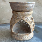 Carved Soapstone Essential Oil Burner 3" - New Age Realms