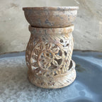 Carved Soapstone Essential Oil Burner 3" - New Age Realms