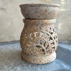 Carved Soapstone Essential Oil Burner 3" - New Age Realms