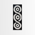 Sacred Geometry Framed Canvas Black and White Wall Art