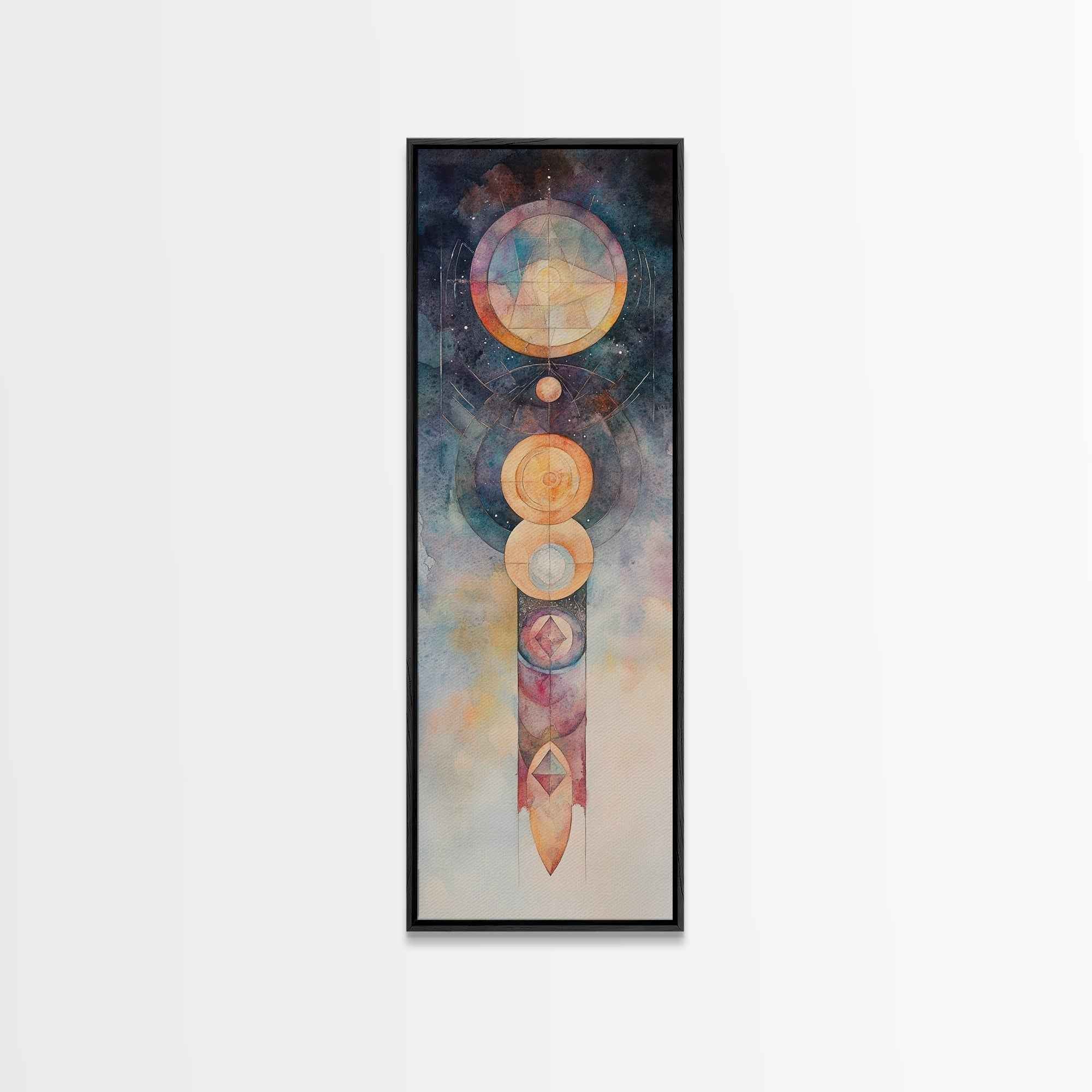 Sacred Geometry Mystic Canvas Wall Art