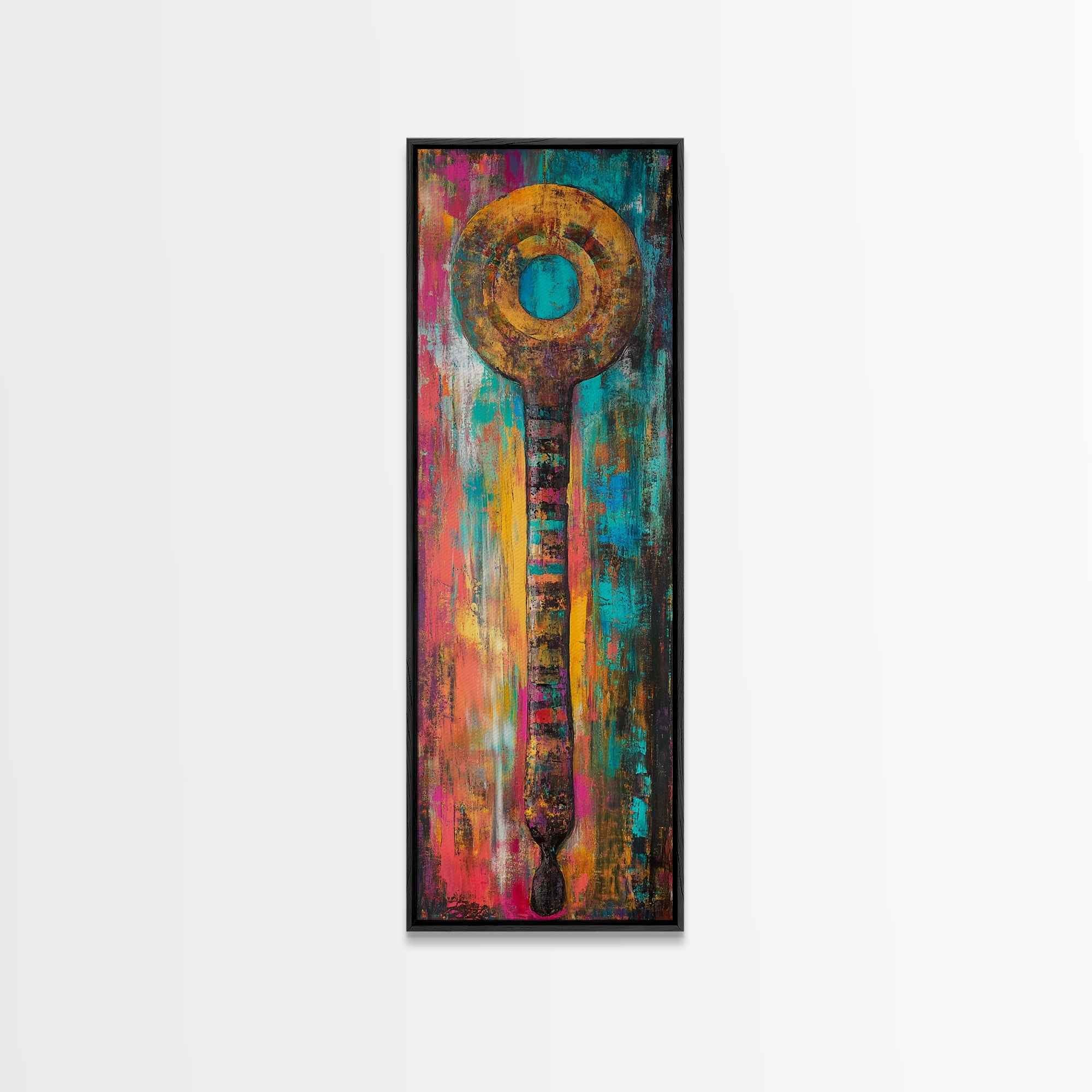 Sacred Geometry Abstract Framed Canvas Wall Art - New Age Realms