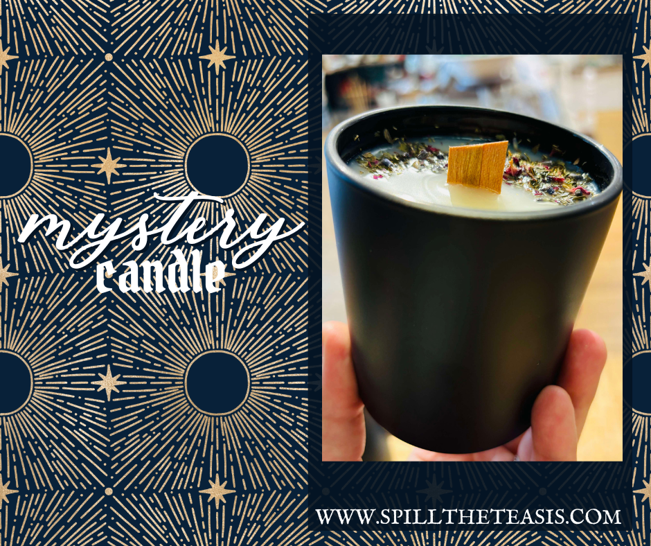 Mystery Candle | Black Jar Manifestation Soy Candle - New Age Realms