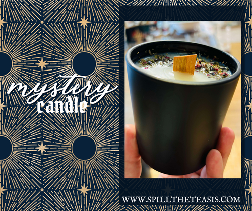 Mystery Candle | Black Jar Manifestation Soy Candle - New Age Realms