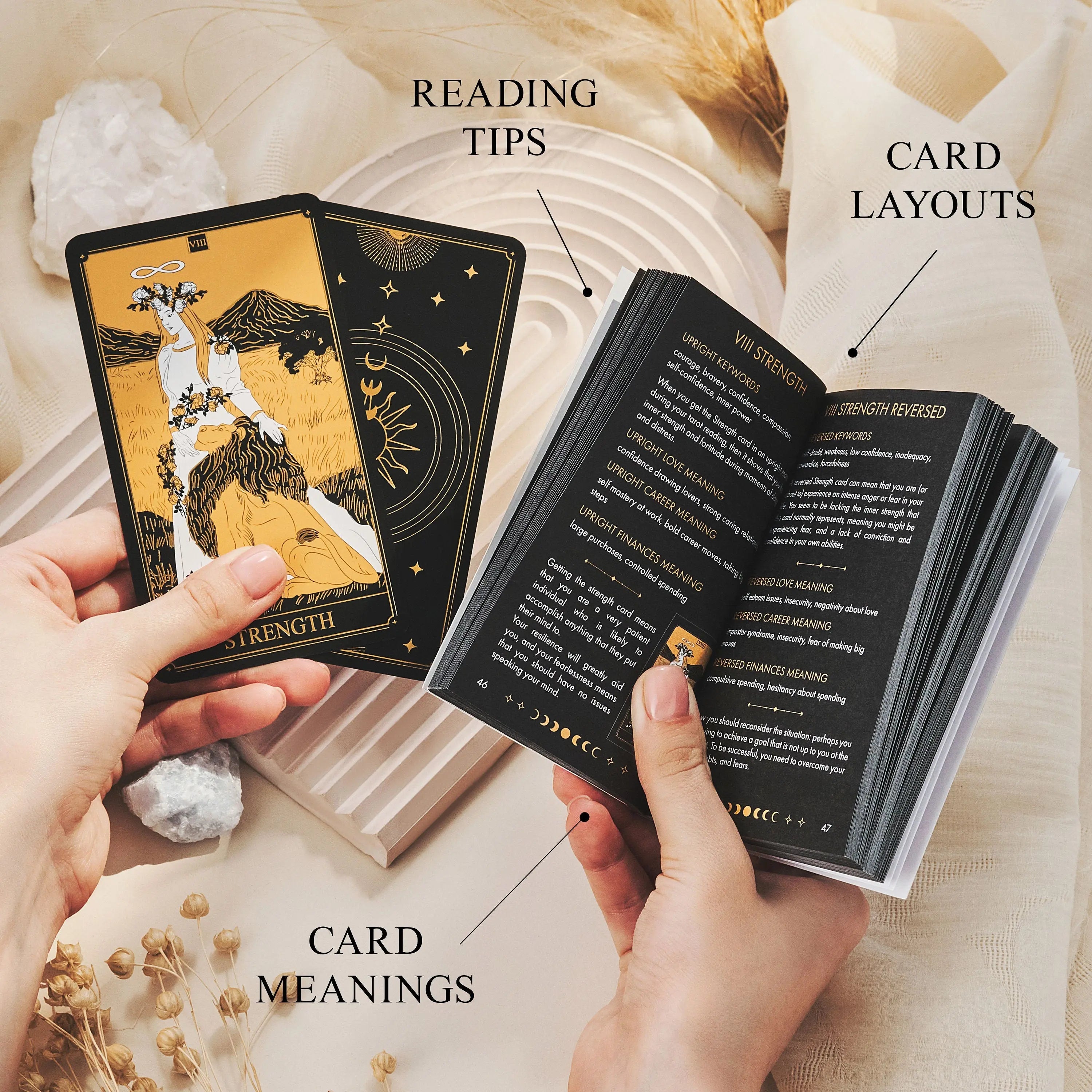 Gold Tarot Deck - New Age Realms