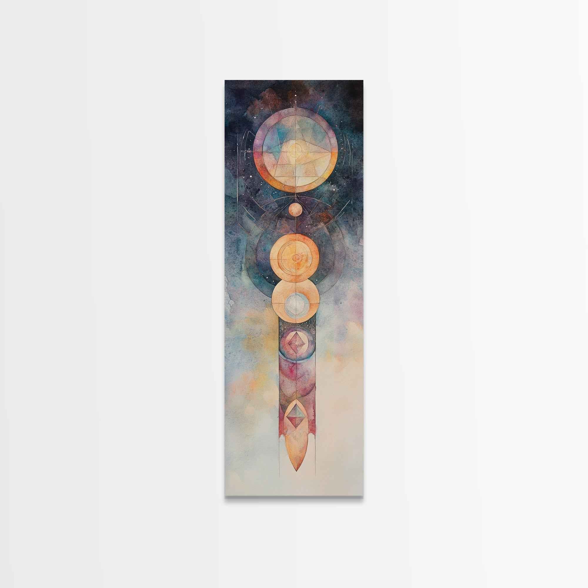 Sacred Geometry Mystic Canvas Wall Art