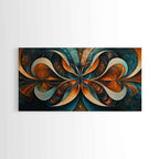 Sacred Geometry Abstract Framed Butterfly Wall Art
