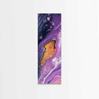 Abstract Purple Swirl, moody art, pink abstract art, sacred geometry wall art, therapy art, framed canvas print, living room art