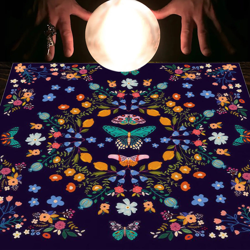 Tarot Moon and Sun Tree Tablecloth - New Age Realms