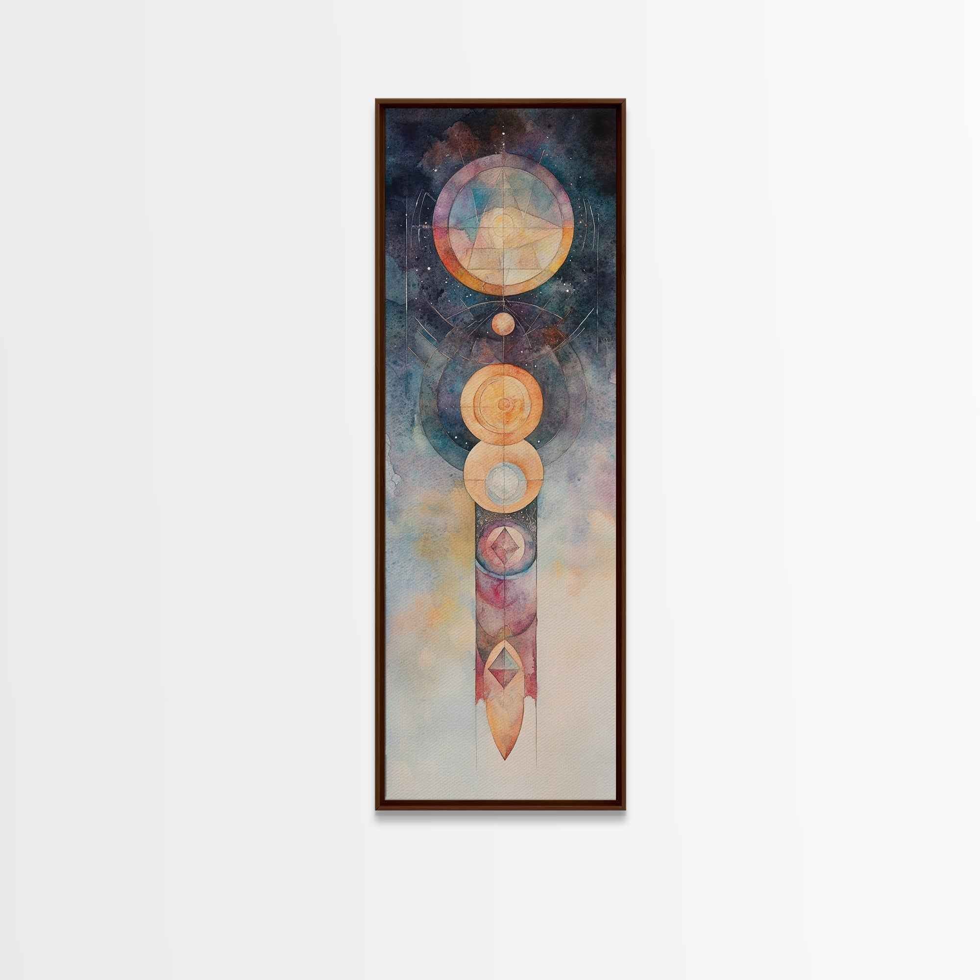 Sacred Geometry Mystic Canvas Wall Art
