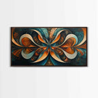 Sacred Geometry Abstract Framed Butterfly Wall Art