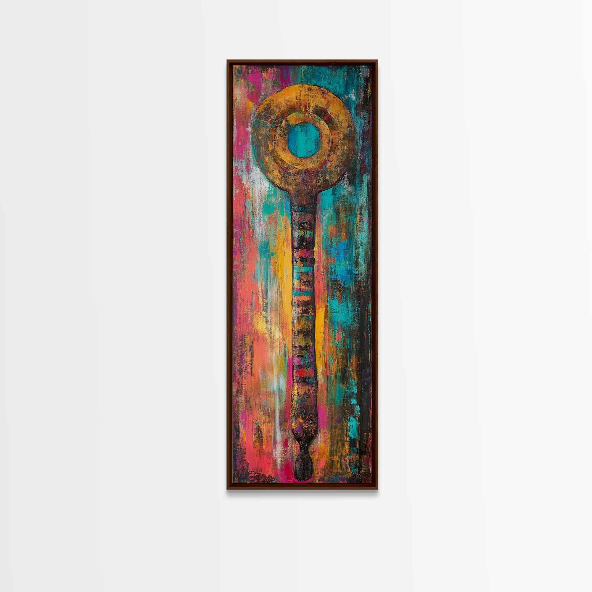 Sacred Geometry Abstract Framed Canvas Wall Art - New Age Realms
