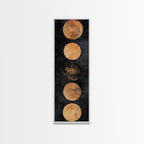 Sacred Geometry Canvas Black and Gold Wall Art