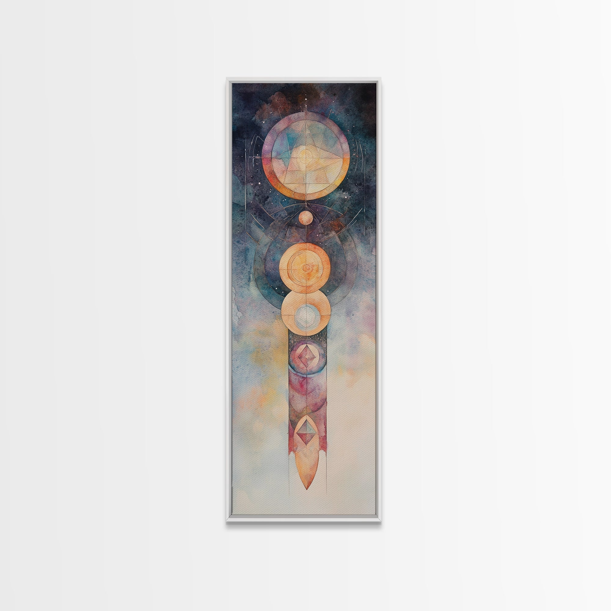 Sacred Geometry Mystic Canvas Wall Art
