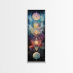 Sacred Geometry Galactic Chakra Canvas Wall Art