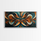 Sacred Geometry Abstract Framed Butterfly Wall Art
