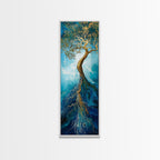 Sacred Geometry Rooted Tree Framed Wall Art