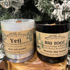 Yeti and Big Foot 2 Pack Intention Soy Wax Candle - 9oz - New Age Realms