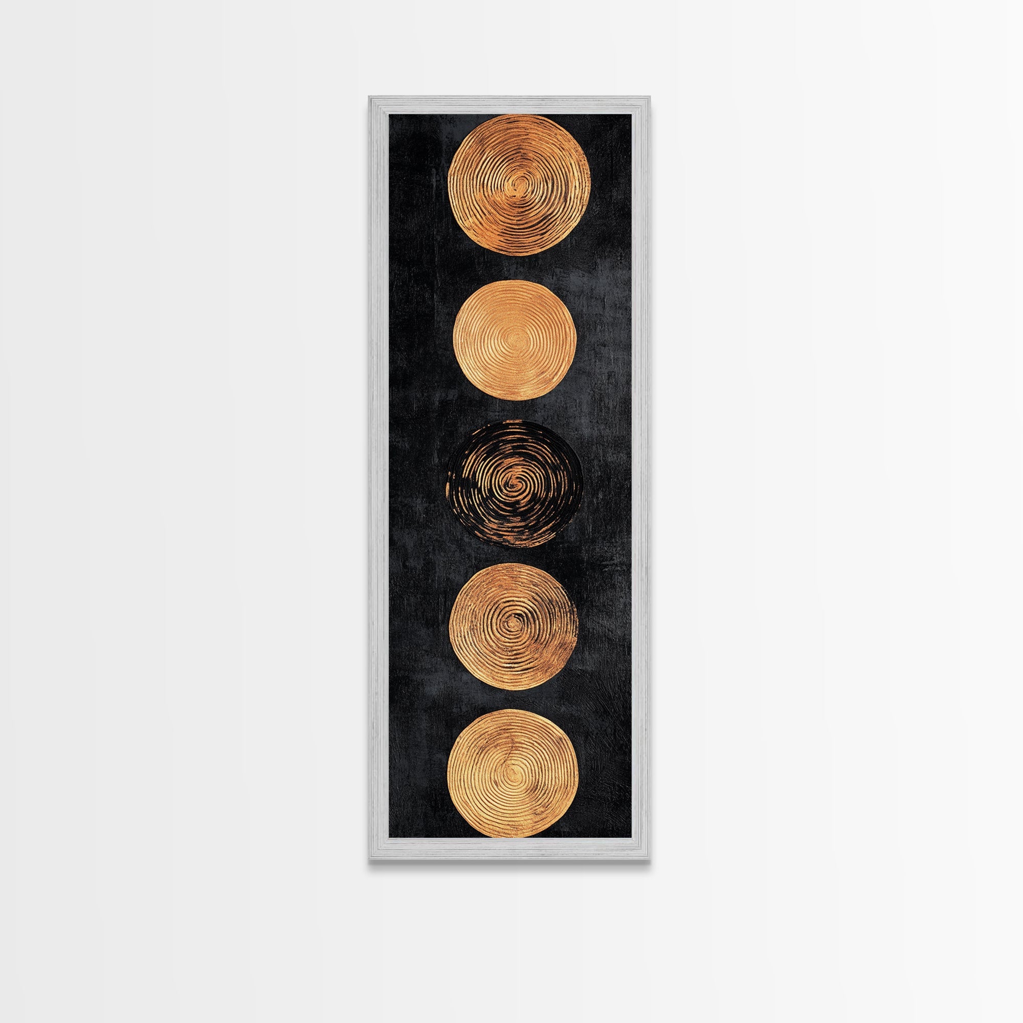 Sacred Geometry Canvas Black and Gold Wall Art