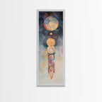 Sacred Geometry Mystic Canvas Wall Art
