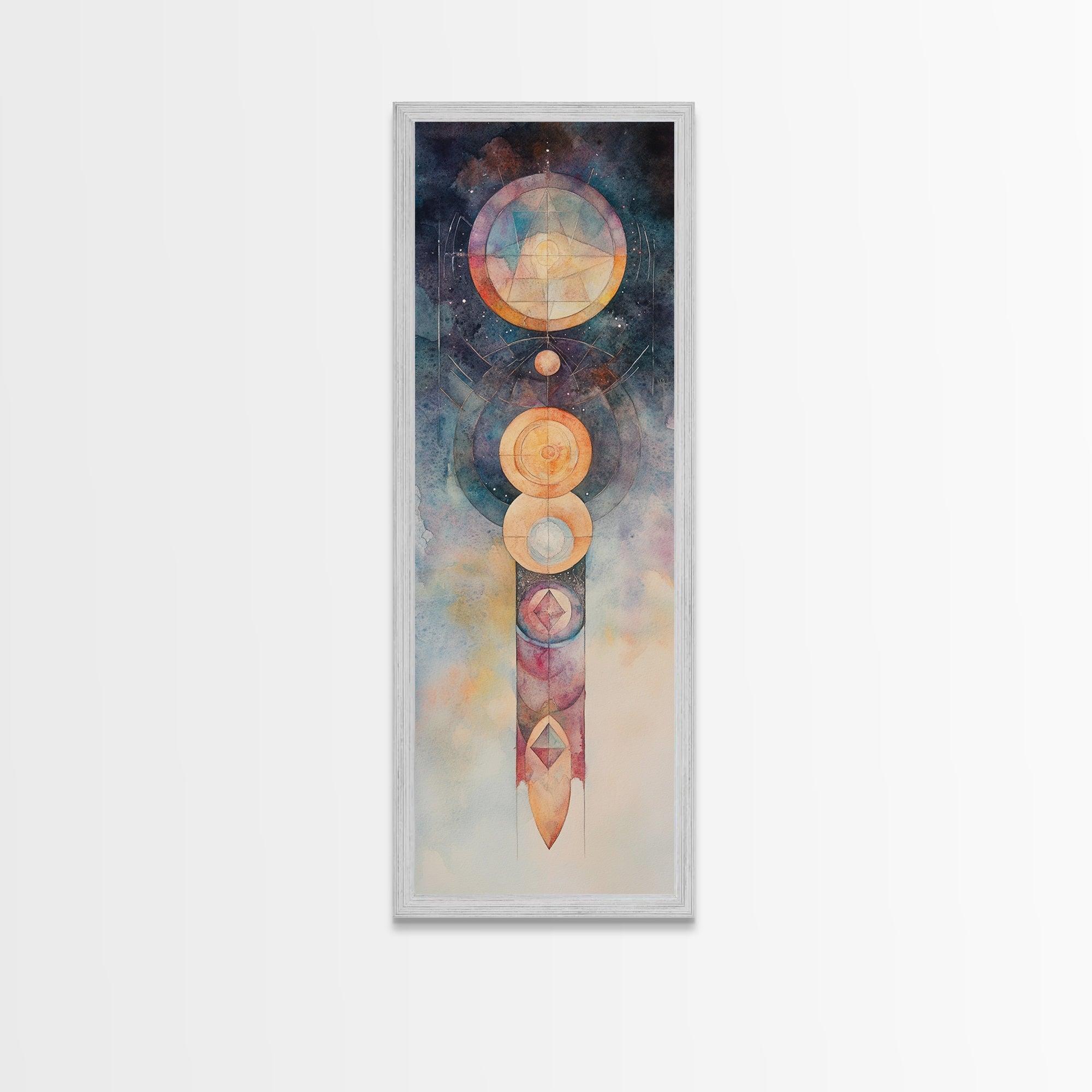 Sacred Geometry Mystic Canvas Wall Art