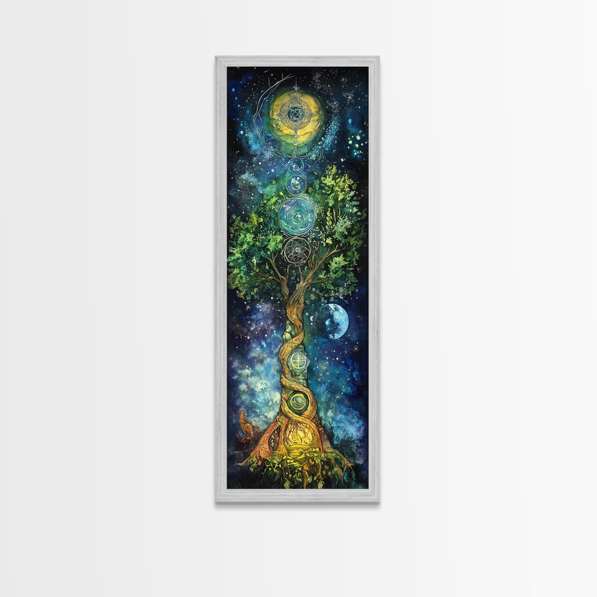 Celestial Sacred Geometry Art Wall Art