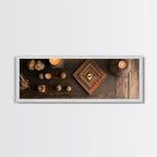 Sacred Geometry Framed Canvas Wall Art