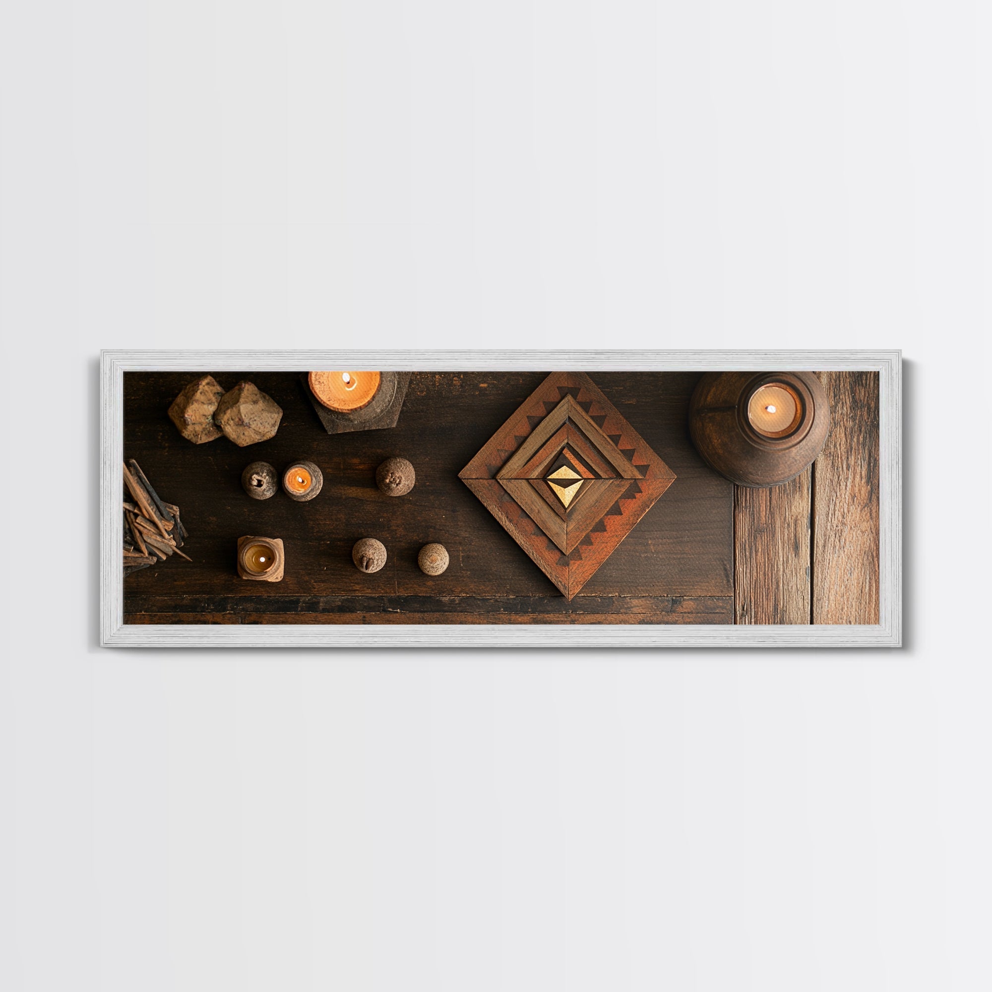 Sacred Geometry Framed Canvas Wall Art