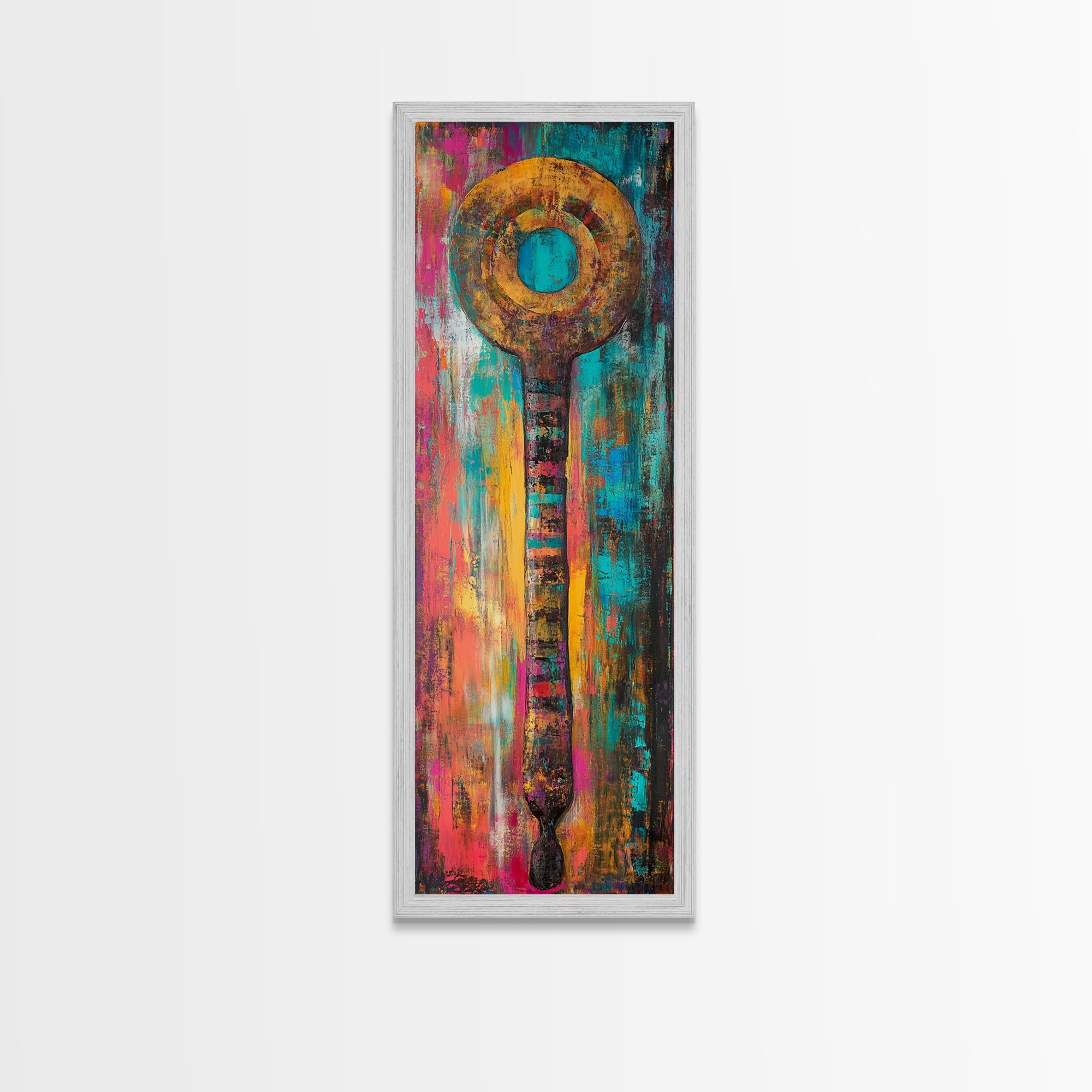 Sacred Geometry Abstract Framed Canvas Wall Art - New Age Realms