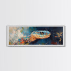 Sacred Geometry Vibrant Snake Wall Art