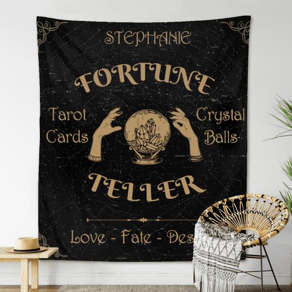 Personalized Tarot Reading Tapestry - New Age Realms