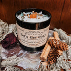 Let’s Get Cozy Intention Candle | Warm Spiced Soy Candle - New Age Realms