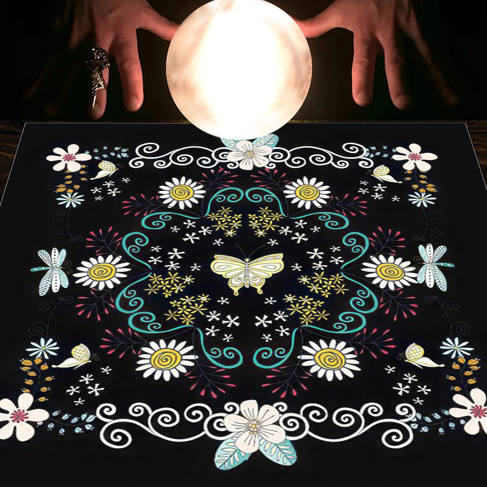 Tarot Moon and Sun Tree Tablecloth - New Age Realms