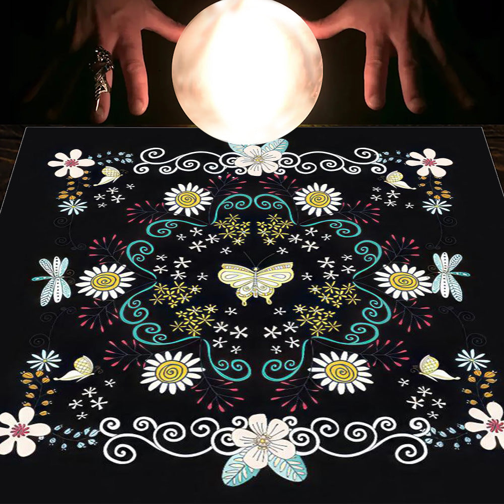 Tarot Moon and Sun Tree Tablecloth - New Age Realms