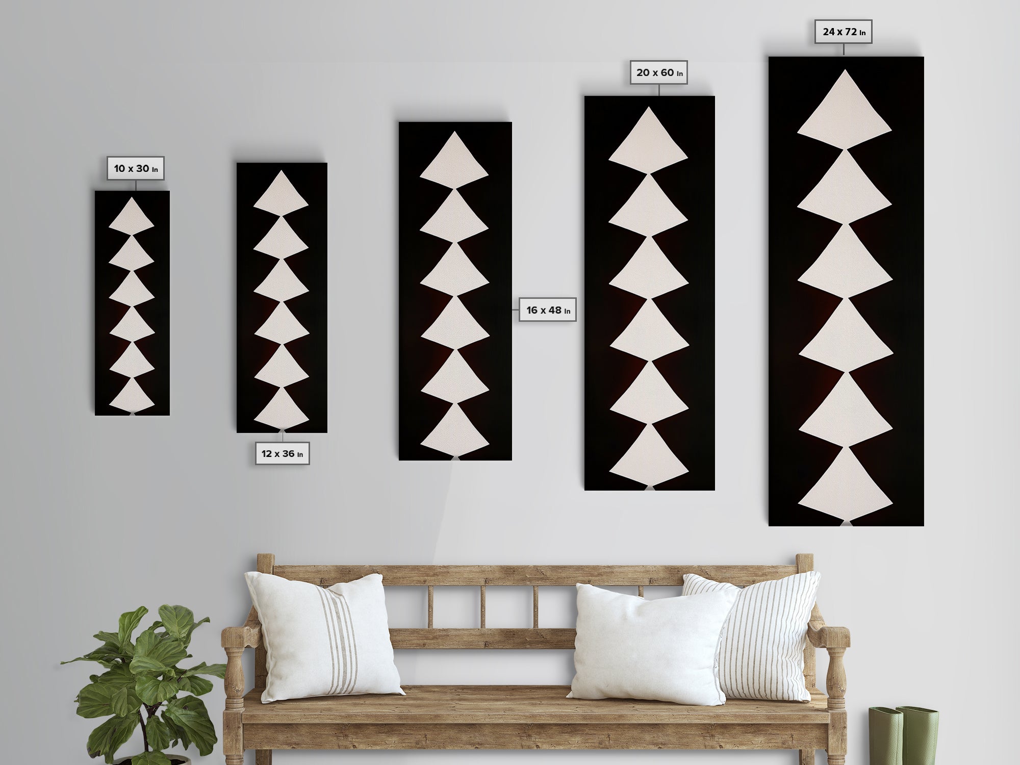 Sacred Geometry Abstract Framed Canvas Wall Art