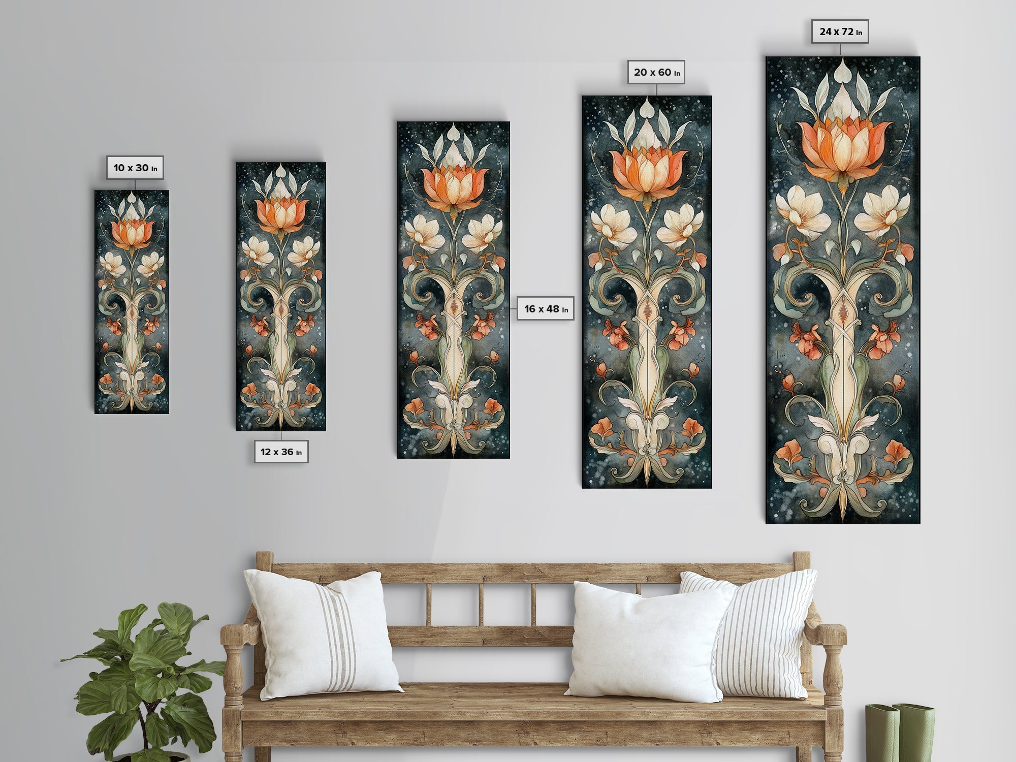 Sacred Geometry Abstract Framed Wall Art