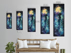 Sacred Geometry Solar Ritual Canvas Wall Art