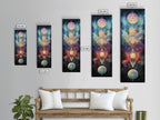 Sacred Geometry Galactic Chakra Canvas Wall Art