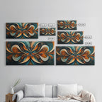 Sacred Geometry Abstract Framed Butterfly Wall Art