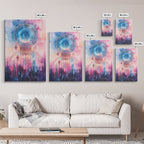 Sacred Geometry Framed Canvas Wall Art