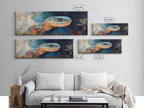 Sacred Geometry Vibrant Snake Wall Art