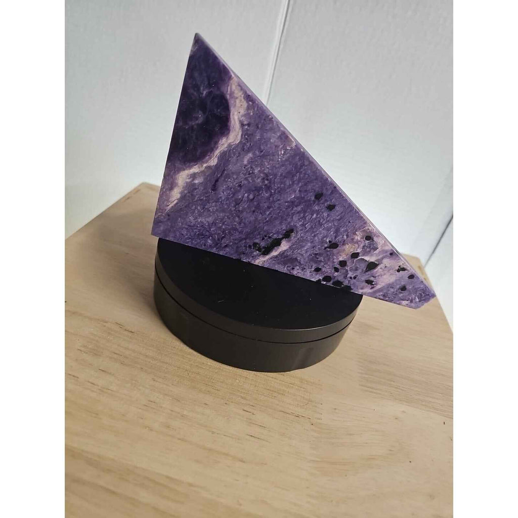 Rare Purple Charoite Crystal Slices — 300g from Russia | CrystalCloud Company