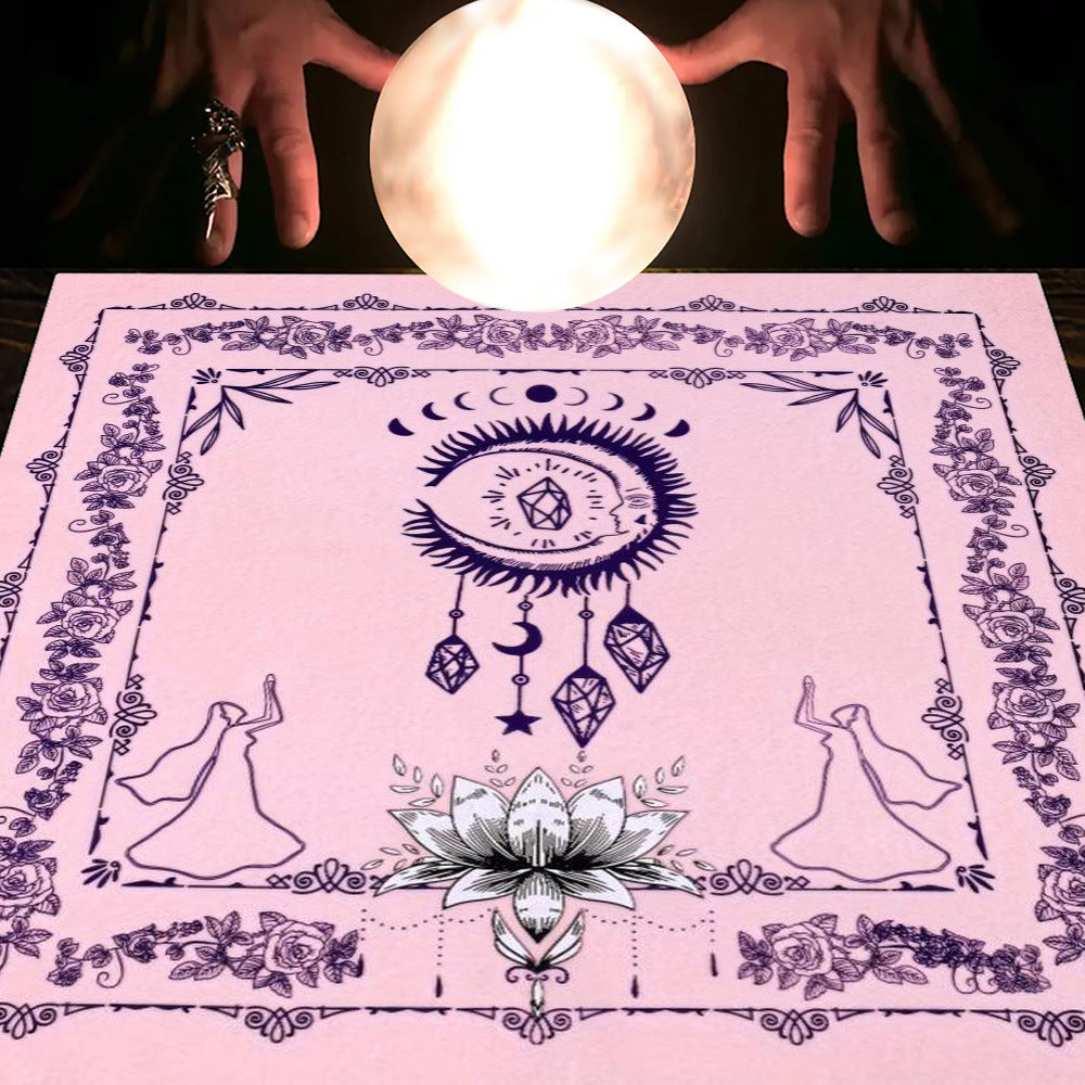 Tarot Moon and Sun Tree Tablecloth - New Age Realms