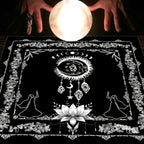 Tarot Moon and Sun Tree Tablecloth - New Age Realms