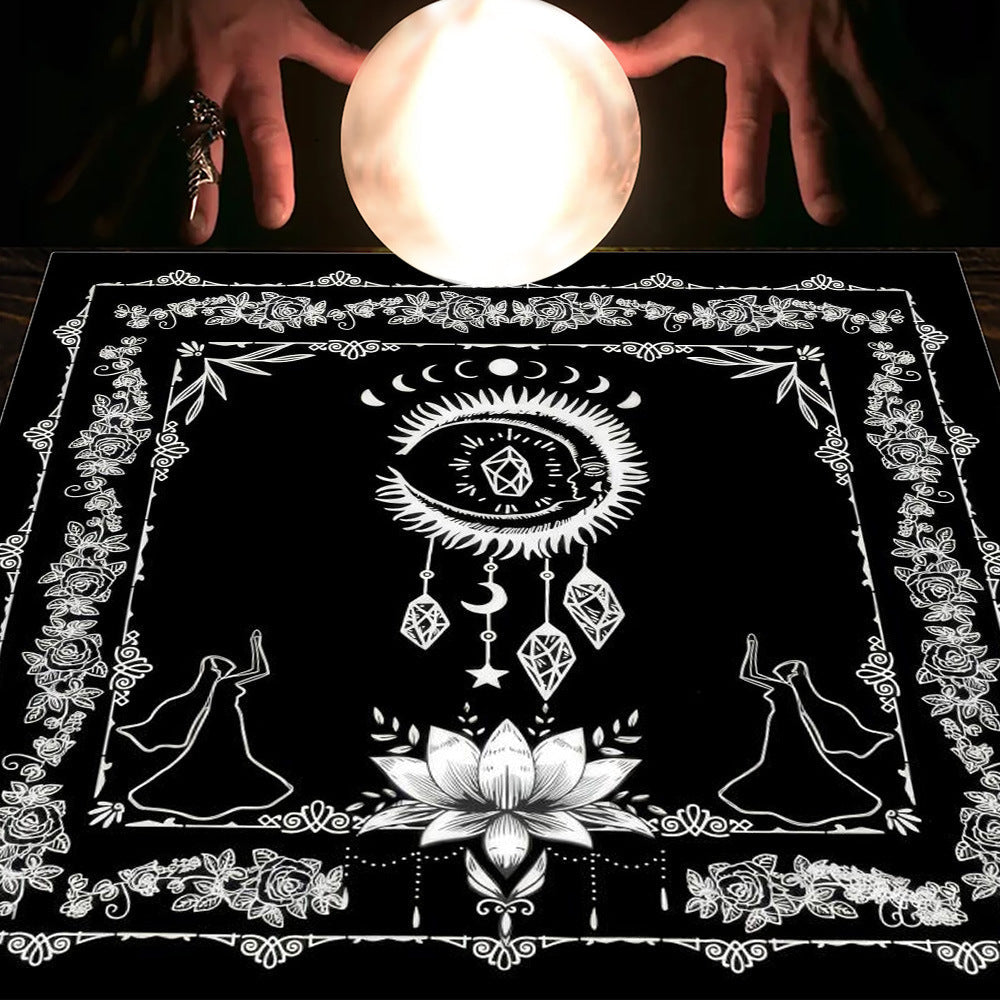 Tarot Moon and Sun Tree Tablecloth - New Age Realms