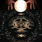 Tarot Moon and Sun Tree Tablecloth - New Age Realms